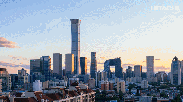 昱鉴| 日立×中国尊,为北京第一高楼注入科技力量,护航500强企业成长